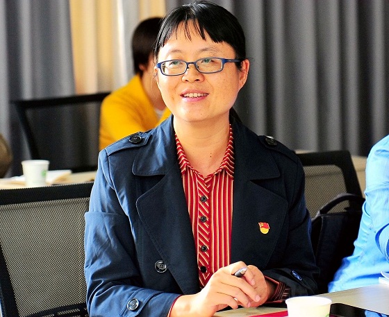 基础部杨华昌老师做教学能力展示畜牧兽医学院胡媛媛老师进行教学能力